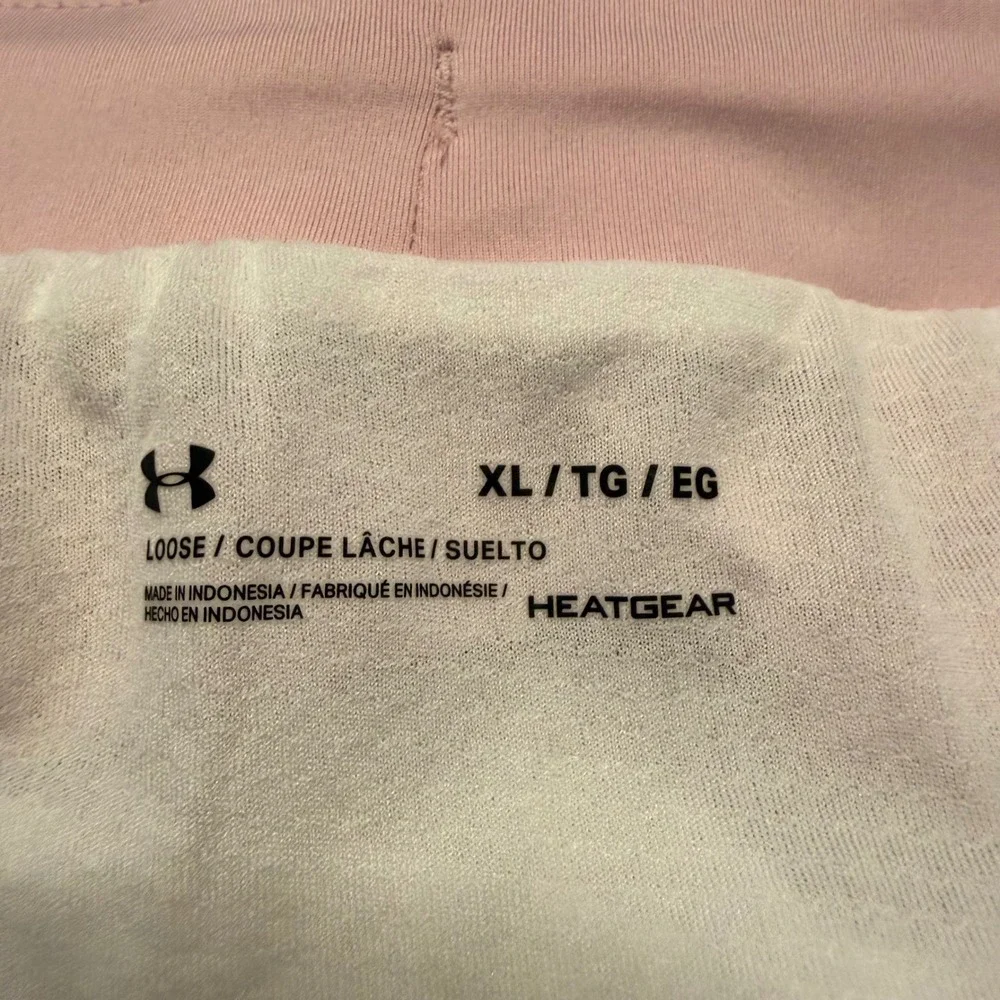 Under Armour HeatGear Fly By Running Shorts Pink Blue XL Loose Fit Athletic‎
